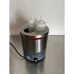 Carnival King SBI35 Triple 24 oz. Sauce / Topping Bottle Holder for 3.5 Qt. Warmers Carnival King SBI35 Triple 24 oz. Sauce / Topping Bottle Holder for 3.5 Qt. Warmers