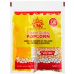 Carnival King Regular Popcorn Popper Starter Kit with 8 oz. Popper, Cart, and Supplies