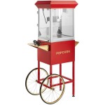 Carnival King Regular Popcorn Popper Starter Kit with 8 oz. Popper, Cart, and Supplies