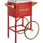 Carnival King Regular Popcorn Popper Starter Kit with 8 oz. Popper, Cart, and Supplies