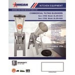 Omcan 26 Qt. High Performance Vertical Tilting Blender - 110V Omcan 26 Qt. High Performance Vertical Tilting Blender - 110V