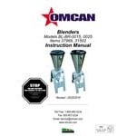 Omcan 26 Qt. High Performance Vertical Tilting Blender - 110V Omcan 26 Qt. High Performance Vertical Tilting Blender - 110V