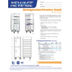 New Age Industrial 36-Pan Side-Load Full-Size Heavy-Duty Mobile Aluminum Refrigerator / Proofer Rack 95433 New Age Industrial 36-Pan Side-Load Full-Size Heavy-Duty Mobile Aluminum Refrigerator / Proofer Rack 95433