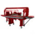 Cambro VBRL5158 Hot Red 5' Versa Food / Salad Bar with Standard Casters - Low Height Cambro VBRL5158 Hot Red 5' Versa Food / Salad Bar with Standard Casters - Low Height