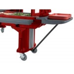 Cambro VBRL5158 Hot Red 5' Versa Food / Salad Bar with Standard Casters - Low Height Cambro VBRL5158 Hot Red 5' Versa Food / Salad Bar with Standard Casters - Low Height