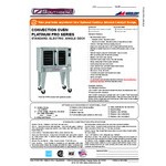 Southbend PCE75S/SD-PRO Platinum Pro Series 5-Shelf Single Deck Full Size Standard Electric Convection Oven with Temperature Probes - 208V, 1 Phase, 7.5 kW Southbend PCE75S/SD-PRO Platinum Pro Series 5-Shelf Single Deck Full Size Standard Electric Convection Oven with Temperature Probes - 208V, 1 Phase, 7.5 kW