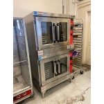 Vulcan VC55ED-240/3 Double Deck Full Size Electric Convection Oven - 240V, Field Convertible, 24 kW Vulcan VC55ED-240/3 Double Deck Full Size Electric Convection Oven - 240V, Field Convertible, 24 kW