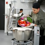 Hobart HCM450-62-4 45 Qt. Vertical Cutter Mixer Food Processor - 240V, 3 Phase, 5 hp
