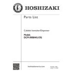 Hoshizaki DCM-300BAK Air-Cooled Countertop Ice Maker and Water Dispenser - 40 lb.