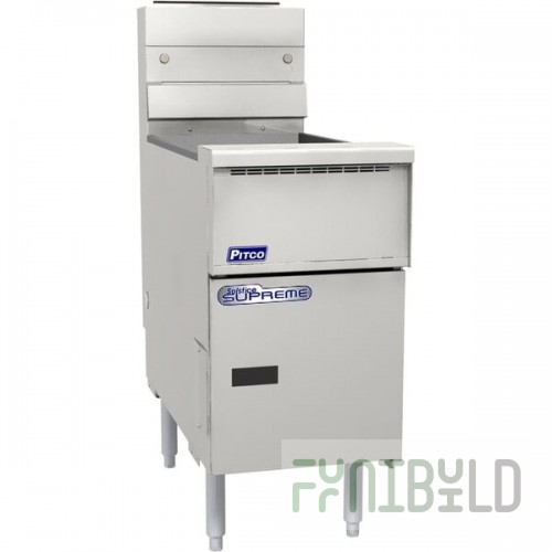 Pitco® SSH60W-VS7 Solofilter Solstice Supreme Liquid Propane 50-60 lb.Floor Fryer with 7