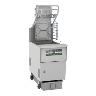 Pitco® SFSGLVRF Solstice 76 lb. Reduced Oil Volume / High Output Liquid Propane Rack Floor Fryer with Intellifry Computer Controls and Automatic Top-Off - 125,000 BTU