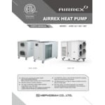 Airrex 1 Ton Portable Air-Cooled Heat Pump AHSC-42 - 42,000 BTU / 47,000 BTU, 220V, 1 Phase