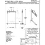 Vestil Steel Hoist Mount Coil Lifter with 36