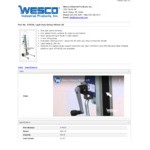 Wesco Industrial Products 265 lb. Premium Light-Duty Winch Lift with 15 1/8