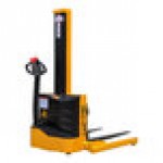 Big Joe Electric 2-Stage Walkie Straddle Stacker with 116
