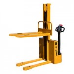 Big Joe Electric 2-Stage Walkie Straddle Stacker with 116
