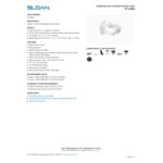 Sloan 2102469 Standard Elongated Wall-Mounted Toilet - 1.1 to 1.6 GPF Sloan 2102469 Standard Elongated Wall-Mounted Toilet - 1.1 to 1.6 GPF