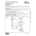 American Standard Pintbrook 6002001.020 White Vitreous China Washdown Urinal with Top Spud Inlet - 0.125 to 0.5 GPF American Standard Pintbrook 6002001.020 White Vitreous China Washdown Urinal with Top Spud Inlet - 0.125 to 0.5 GPF