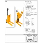 Wesco Industrial Products 272950 Ergonomic Pallet Truck with 90 Degree Tilting 22