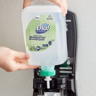 Dial DIA19038 FIT Universal Manual Antibacterial 1.2 Liter Foam Hand Sanitizer Refill - 3/Case Dial DIA19038 FIT Universal Manual Antibacterial 1.2 Liter Foam Hand Sanitizer Refill - 3/Case