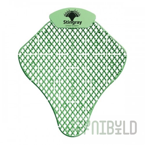 WizKid Stingray STGRY-CU/MLN Cucumber Melon Scent Urinal Screen - 6/Case