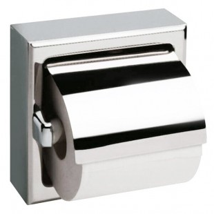 Bobrick B-66997 Surface-Mounted Toilet Tissue Dispenser with Stainless Steel Hood and Satin Finish Bobrick B-66997 Surface-Mounted Toilet Tissue Dispenser with Stainless Steel Hood and Satin Finish