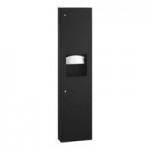 Bobrick B-3588.MBLK TrimLineSeries Surface Mounted Matte Black Stainless Steel Double Toilet Tissue Dispenser Bobrick B-3588.MBLK TrimLineSeries Surface Mounted Matte Black Stainless Steel Double Toilet Tissue Dispenser