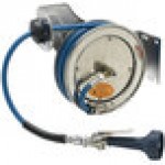 T&S B-7112-08M 15' Open Stainless Steel Hose Reel with B-0108 JeTSpray Spray Valve T&S B-7112-08M 15' Open Stainless Steel Hose Reel with B-0108 JeTSpray Spray Valve