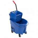 Rubbermaid® FG758088YEL WaveBrake® 35 Qt. Yellow Mop Bucket with Side Press Wringer Rubbermaid® FG758088YEL WaveBrake® 35 Qt. Yellow Mop Bucket with Side Press Wringer