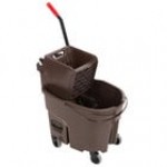 Rubbermaid® FG758088YEL WaveBrake® 35 Qt. Yellow Mop Bucket with Side Press Wringer Rubbermaid® FG758088YEL WaveBrake® 35 Qt. Yellow Mop Bucket with Side Press Wringer