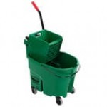 Rubbermaid® FG758088YEL WaveBrake® 35 Qt. Yellow Mop Bucket with Side Press Wringer Rubbermaid® FG758088YEL WaveBrake® 35 Qt. Yellow Mop Bucket with Side Press Wringer