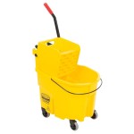 Rubbermaid® FG758088YEL WaveBrake® 35 Qt. Yellow Mop Bucket with Side Press Wringer Rubbermaid® FG758088YEL WaveBrake® 35 Qt. Yellow Mop Bucket with Side Press Wringer