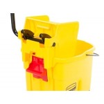 Rubbermaid® FG758088YEL WaveBrake® 35 Qt. Yellow Mop Bucket with Side Press Wringer Rubbermaid® FG758088YEL WaveBrake® 35 Qt. Yellow Mop Bucket with Side Press Wringer