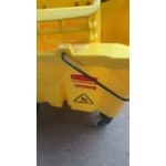 Rubbermaid® FG758088YEL WaveBrake® 35 Qt. Yellow Mop Bucket with Side Press Wringer Rubbermaid® FG758088YEL WaveBrake® 35 Qt. Yellow Mop Bucket with Side Press Wringer