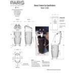 Paris Site Furnishings Creature Cans 34 Gallon Beaver Steel Trash Can