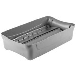 Rubbermaid® FG267360GRAY Slim Jim Gray Drop Shot Rectangular Trash Can Lid Rubbermaid® FG267360GRAY Slim Jim Gray Drop Shot Rectangular Trash Can Lid