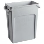 Rubbermaid® FG267360GRAY Slim Jim Gray Drop Shot Rectangular Trash Can Lid Rubbermaid® FG267360GRAY Slim Jim Gray Drop Shot Rectangular Trash Can Lid