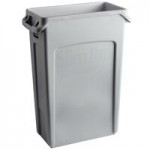 Rubbermaid® FG267360GRAY Slim Jim Gray Drop Shot Rectangular Trash Can Lid Rubbermaid® FG267360GRAY Slim Jim Gray Drop Shot Rectangular Trash Can Lid