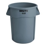 Rubbermaid® FG264360GRAY BRUTE 44 Gallon Gray Round Trash Can