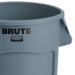 Rubbermaid® FG264360GRAY BRUTE 44 Gallon Gray Round Trash Can