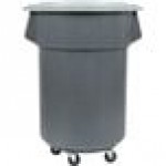 Rubbermaid® FG264360GRAY BRUTE 44 Gallon Gray Round Trash Can