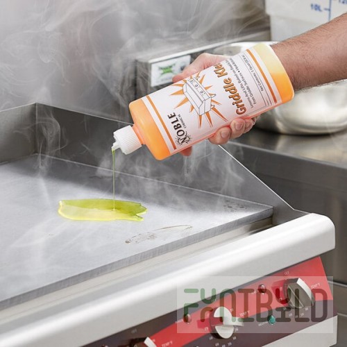 Noble Griddle Kleen 32 oz. Ready-to-Use Liquid Grill / Griddle Cleaner - 4/Case