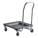 Noble Warewashing Gray Dish Rack and Glass Rack Dolly with 31 Noble Warewashing Gray Dish Rack and Glass Rack Dolly with 31