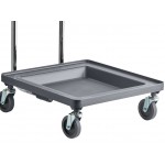 Noble Warewashing Gray Dish Rack and Glass Rack Dolly with 31 Noble Warewashing Gray Dish Rack and Glass Rack Dolly with 31