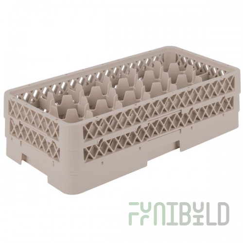 Vollrath HR1D1D Traex® Half-Size Beige 17 Compartment 5 1/2