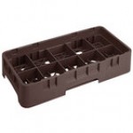 Cambro 10HS434151 Soft Gray Camrack Customizable 10 Compartment 5 1/4