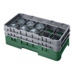 Cambro 10HS434151 Soft Gray Camrack Customizable 10 Compartment 5 1/4