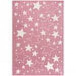 Abani Play Collection 4' x 6' Pink Contemporary Stars Area Rug Abani Play Collection 4' x 6' Pink Contemporary Stars Area Rug