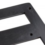 Lancaster Table & Seating Bar Height Wooden High Chair with Black Finish - Unassembled