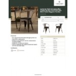 Lancaster Table & Seating Alloy Copper Outdoor Arm Chair with Black Fabric Magnetic Cushion